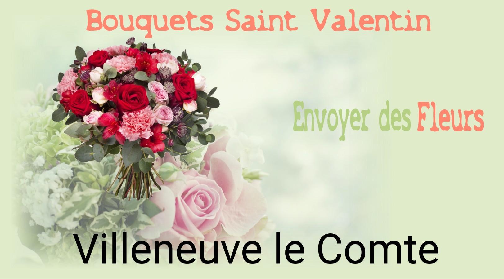Roses de Saint-Valentin livrées à Villeneuve-le-Comte